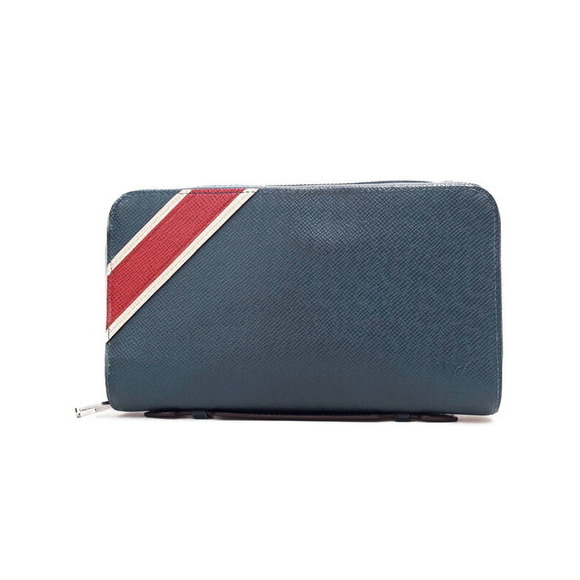 Louis Vuitton Zippy Wallet Stripe Taiga - Picture 1 of 8